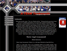 Tablet Screenshot of a-team-rocks.com